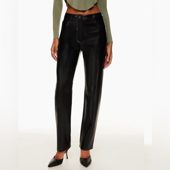 SOLD Aritzia melina leather pants - Picture 1 of 5